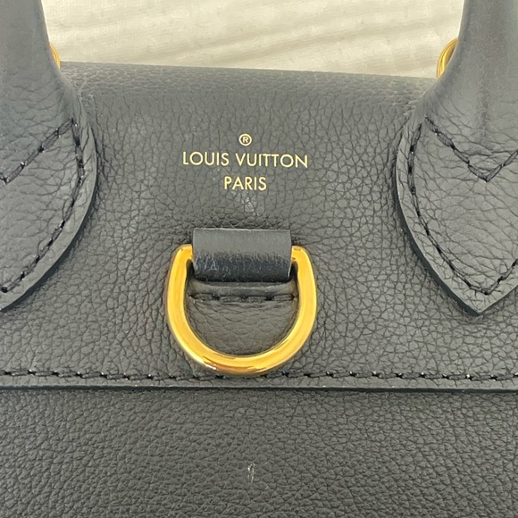 Authentic Louis Vuitton Lock Me Mini Backpack Black and Gold - Picture 11 of 16